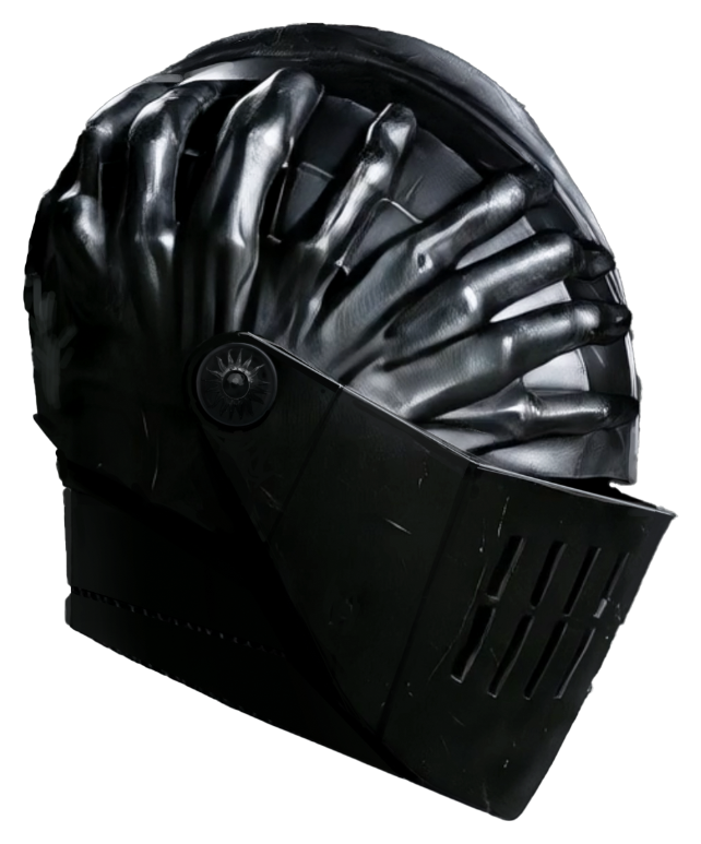 Side view of the helmet